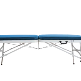 Maca D72 tapeçaria azul celeste, estrutura banca.